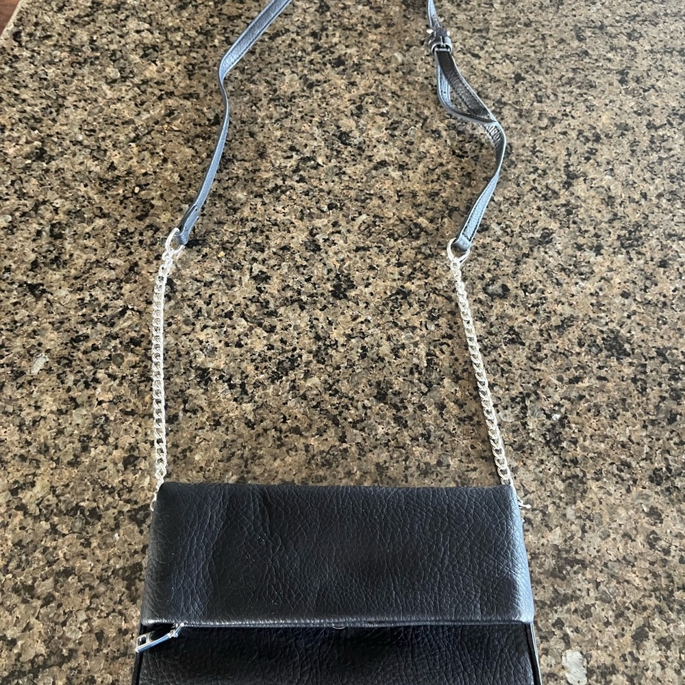 INC Averry Tunnel Convertible Cluth Crossbody Purse